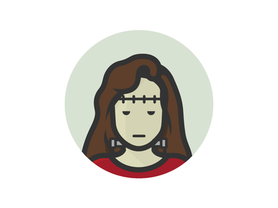 Monica Halloween Avatar bride of frankenstein avatar halloween iconfin.png