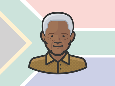 Nelson Madiba Mandela human person face african national congress pres.png