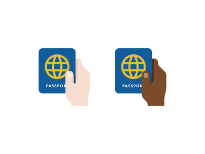Passport customs flight travel passport.png
