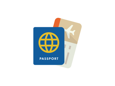 Passport with Boarding Pass trip vacation airplane air travel travel p.png