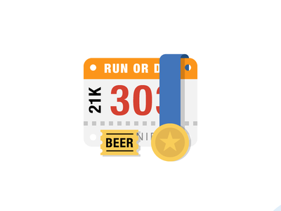 Race Bib with Medal ribbon medal bib race beer.png
