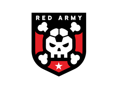 Red Army Shield shield bones skull futbol soccer.png