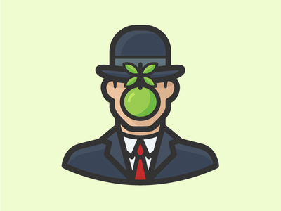 Renée Magritte icon surrealism magritte artist person face avatar.png