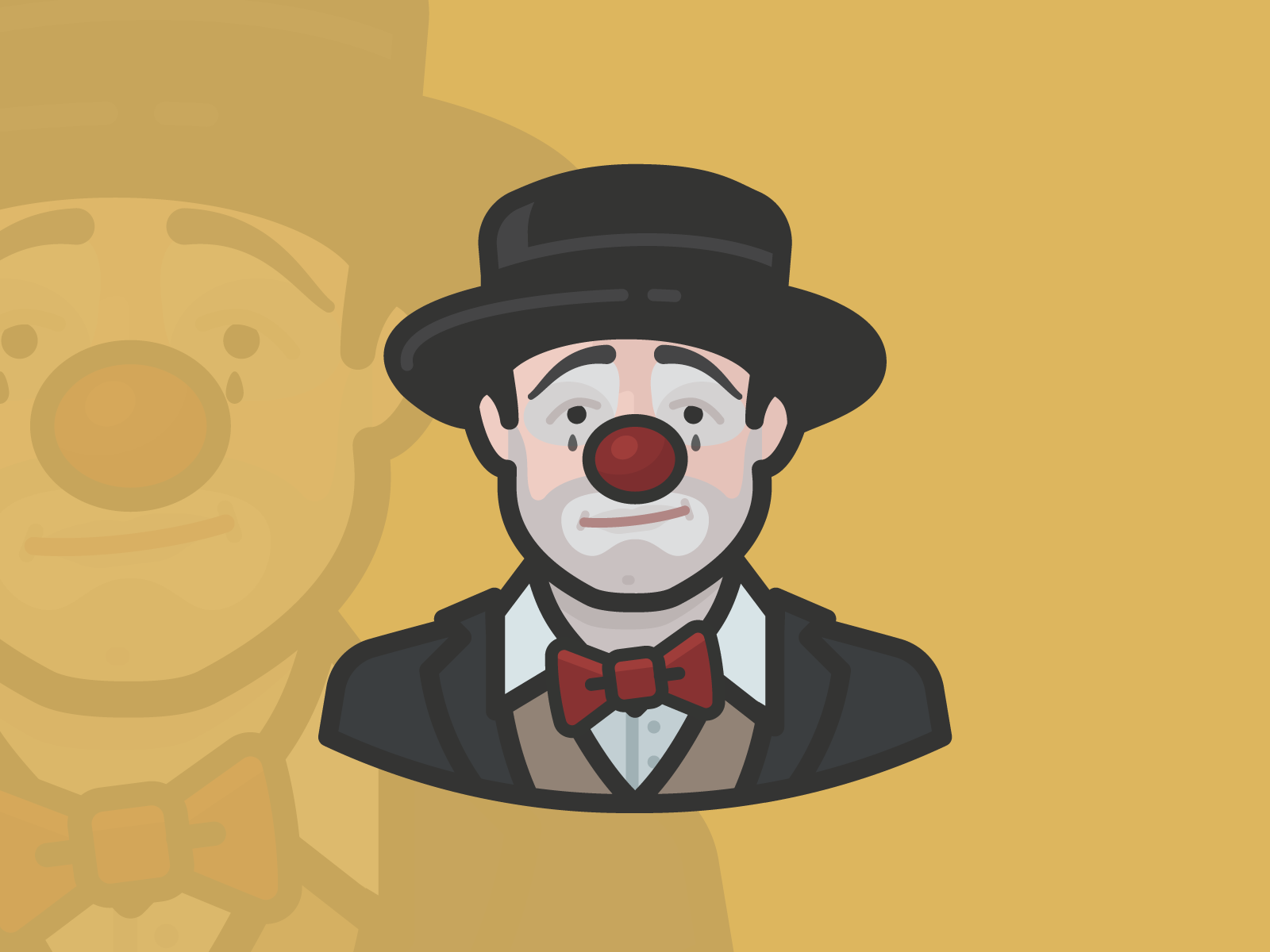 Sad Hobo Clown sad hobo clown user people person face human avatar.png