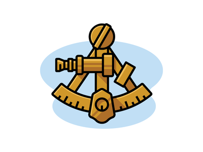 Sextant ship nautical naval sextant sailing.png