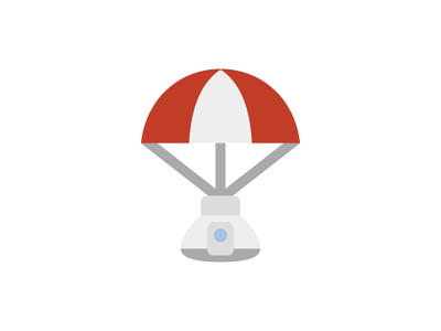 Space Capsule nasa space exploration space travel astronaut parachute.png