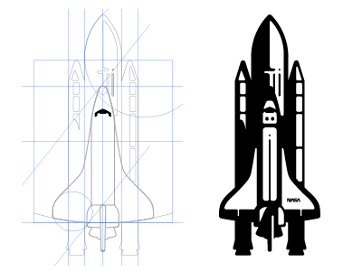 Space Shuttle icon space shuttle rocket aircraft.png