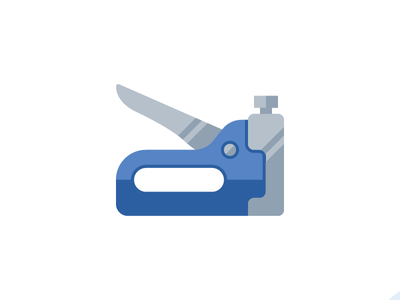 Staple Gun tool carpenter staples fastener.png