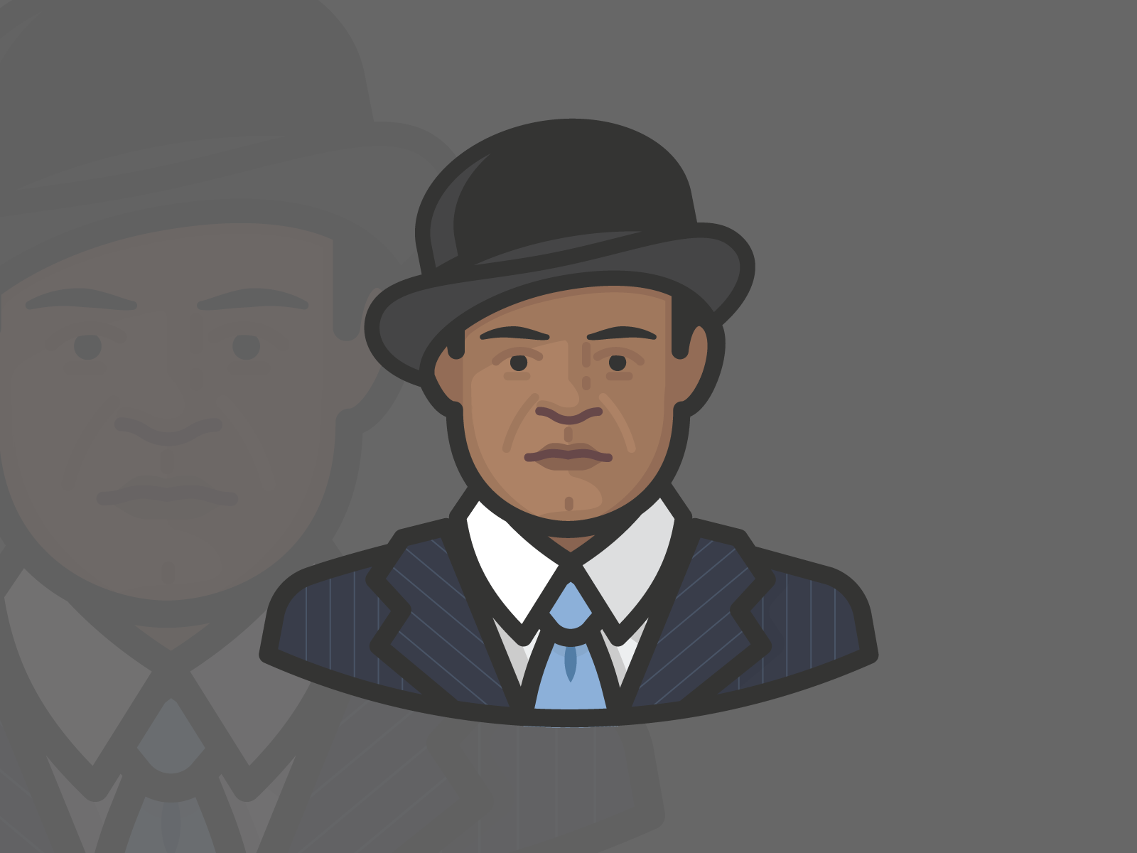 Thats a Damn Nice Suit! head people man iconography avatar design avat.png