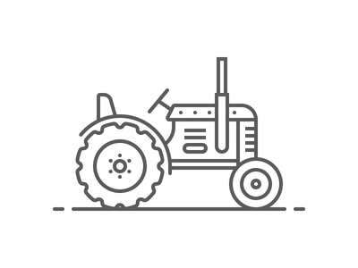 Tractor john deere heavy equipment machinery planting crops farmer agr.png