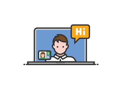 Video Conference video conferencing conference chat video laptop.png