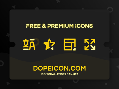 Dopeicon - Icon Showcase 007 website type flat web animation app brand.png