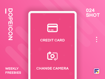 Dopeicon - Icon Showcase 024 pink camera icon credit card dopeicon fre.png