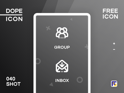 Dopeicon - Icon Showcase 040 email group inbox dopeicon freebies websi.png