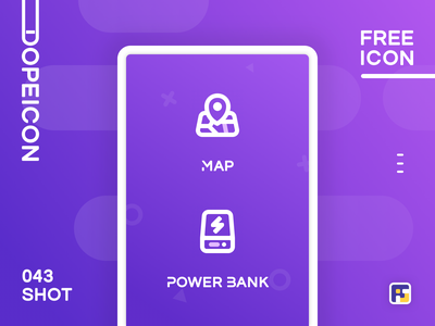 Dopeicon - Icon Showcase 043 location map power bank dopeicon freebies.png