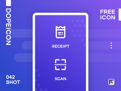 Dopeicon - Icon Showcase 042 receipt scan dopeicon freebies website ty.png