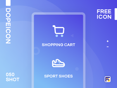 Dopeicon - Icon Showcase 050 shoes shopping cart dopeicon freebies web.png