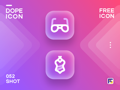 Dopeicon - Icon Showcase 052 swimming bikini sun glasses dopeicon free.png