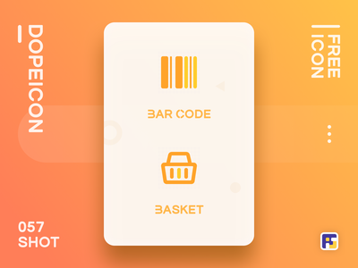 Dopeicon - Icon Showcase 057 basket shopping barcode dopeicon freebies.png