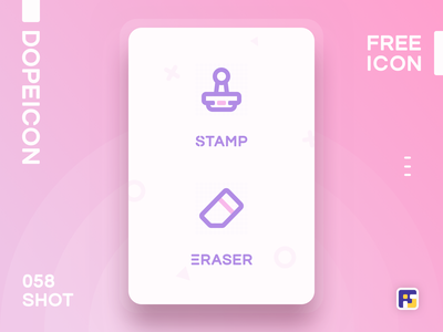 Dopeicon - Icon Showcase 058 eraser stamp dopeicon freebies website ty.png
