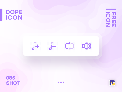 Dopeicon - Icon Showcase 086 remove add music dopeicon freebies websit.png