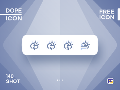 Dopeicon - Icon Showcase 140 weather icon weather c4d website web vect.png