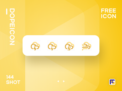 Dopeicon - Icon Showcase 144 weather icon thunder dope dopeicon freebi.png