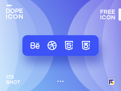 Dopeicon - Icon Showcase 173 behance dribbble dope dopeicon freebies w.png