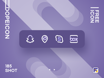Dopeicon - Icon Showcase 185 social app social icon dope dopeicon free.png