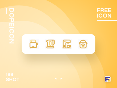 Dopeicon - Icon Showcase 199 kettle coffee toaster dope dopeicon freeb.png