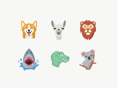 Animal Emojis icon designer flat icons icon design emoji icons shadow.png
