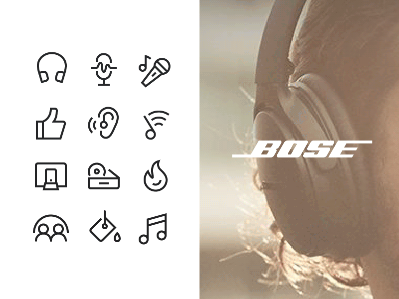 Bose Iconography System icon designer icon design iconography icon set.gif