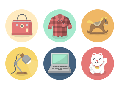 Category Illustrations icons shadow flat set design illustrations.png