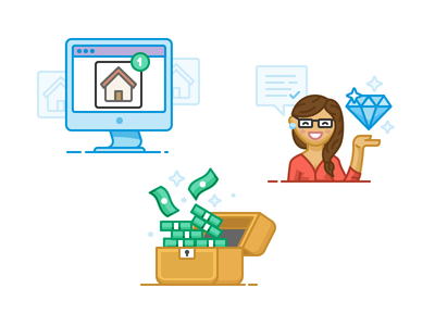 Exclusive Estates iconography agent vip house home real estate icons i.png