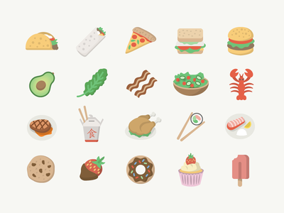 Food Emoji food emoji app icon set design.png