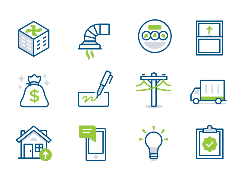 Home Energy Icon System line icons set earth renewable plants eco icon.gif