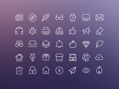 iOS Edge  Free Icon Set! icon set ux ui web ios line iconography icons.png