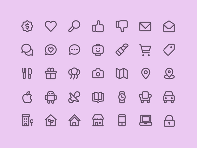 RetailMeNot - Icon Suite icons line custom set suite iconography categ.png