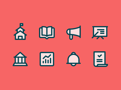 School Iconography icons iconography glyph symbol flat bell school boo.png