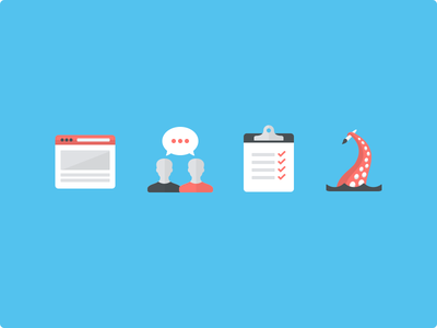 We are Hiring! octopus creative director hiring icons flat illustratio.png