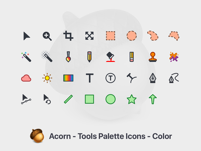 Acorn Tool Icons - Color color icons tools ui mac icon mac app acorn m.png
