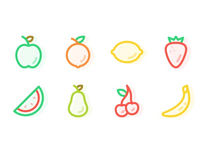 Fresh Fruits icons fruit icon fruit.jpg