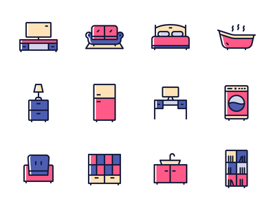 Futon - 15 Furniture Icons free furniture icons.png