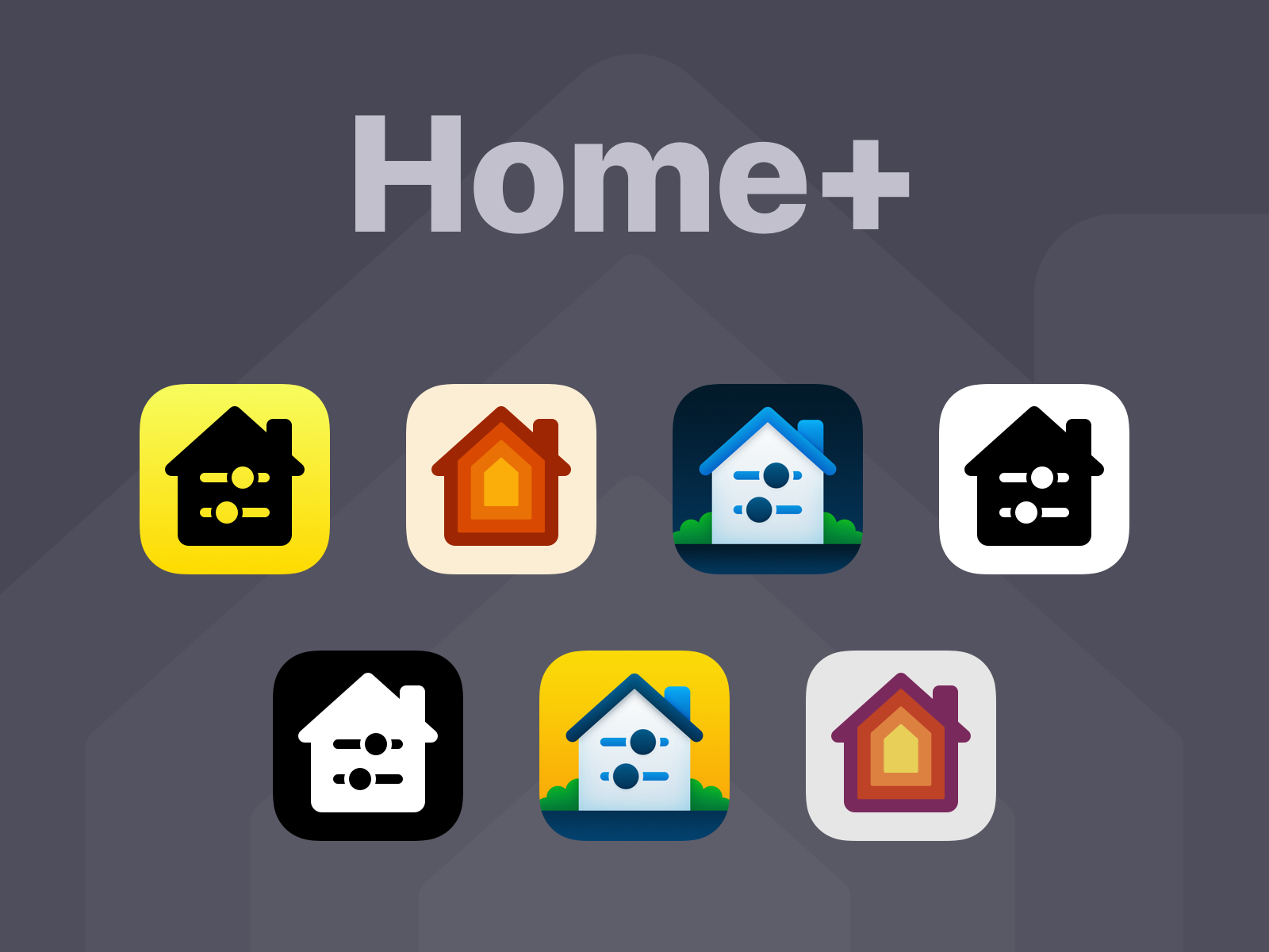 Home+ App Icons app icons ios app.png