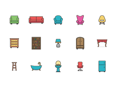 Jacobsen - 15 Home Furnishing Icons free home furnishings furniture ic.png