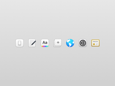 New VoodooPad - Preference Icons macos prefs mac app mac icons prefere.png