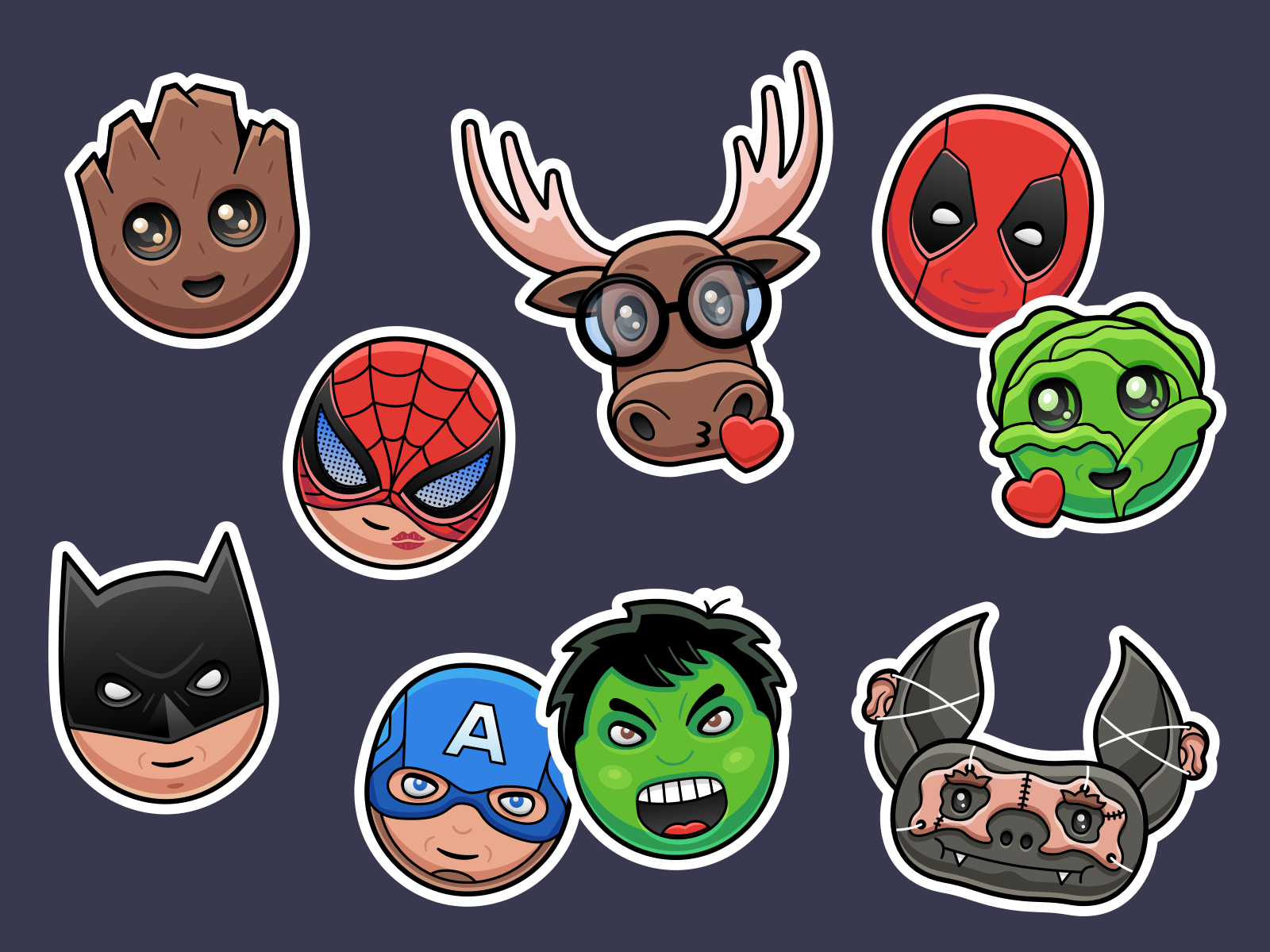 Personal Sticker Pack stickermule superhero icons characters icons sup.png