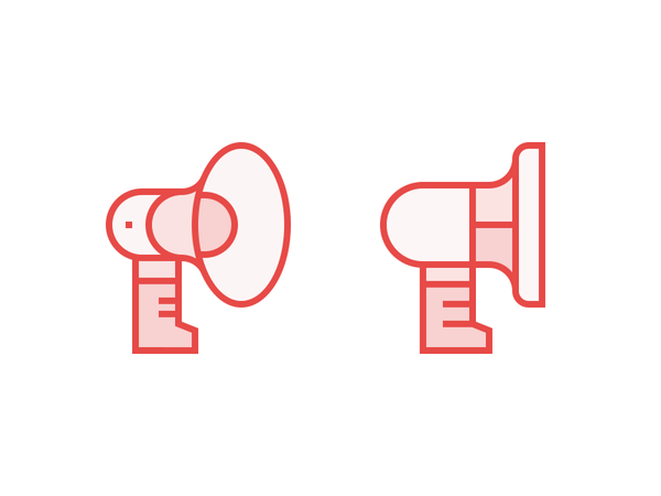 829 Megaphone Icon 829 dan fleming clever linework rebrand icon set st.png