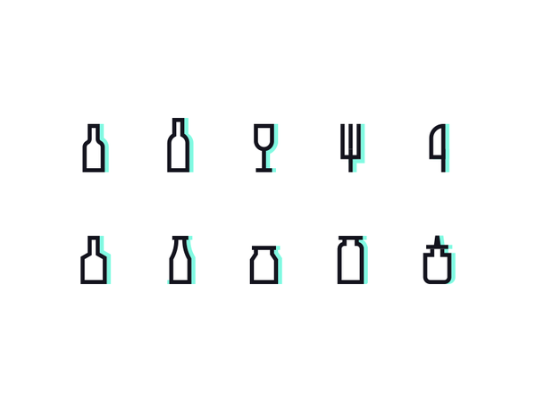 Condiments Club Icons food design dan fleming creative club condiments.png