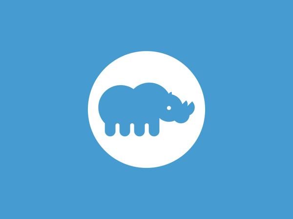 Rhino dan fleming creative design spotlight sumatra rhino animal logom.png